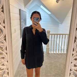 Scout & Soda Gray Shirtdress